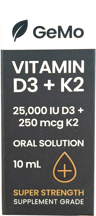 GeMo D3+K2 25000iu + 250mcg