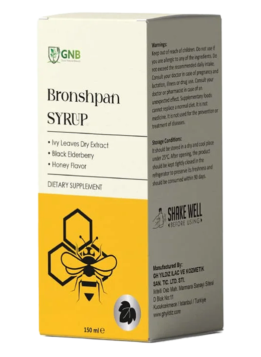 Bronshpan Syrup - Sirup per te gjitha llojet e kollit